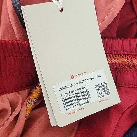 Lululemon Red Limited Edition Roksanda Ilinčić Colaboration Maxi Skirt XL - Picture 11 of 12